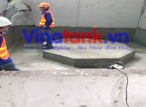 Bọc phủ composite nền nhà xưởng - Vinatank - Công Ty TNHH Cơ Khí Linh Phát
